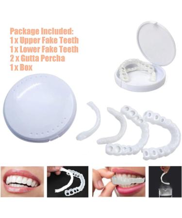 Tanant Denture Teeth - Temporary Silicone Fake Teeth for Imperfect Smile - Durable Dental Prostheses - Buy Online on GoSupps.com