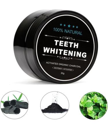 Yuicy Natural Charcoal Teeth Whitening Powder - Activated Carbon for Stain Removal & Fresh Breath | Buy Online - Buy Online on GoSupps.com
