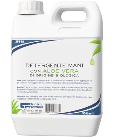  Cura Farma 5 Liter Eco-Friendly Hand Soap Delicate and Fragrant Liquid Soap with Aloe Vera 5000 ml Economy Size For All Skin Types Original Care Farma - Buy Online on GoSupps.com