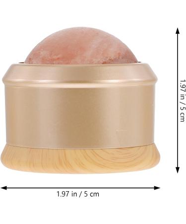 Lurrose Himalayan Salt Massage Roller Ball | Manual Cold Massager for Sore Muscles & Self-Relaxation | International Shipping Available - Buy Online on GoSupps.com