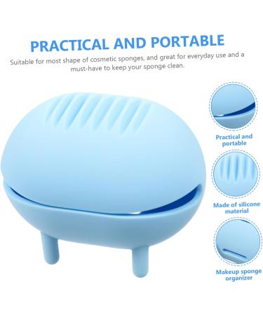 Beaupretty Silicone Makeup Holder egg storage skin care organizer holder sponge holder storage cosmetic egg silicone - Silica gel travel carrying Make Up Sponge - Buy Online on GoSupps.com