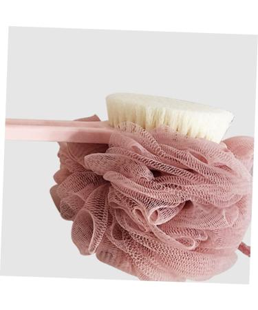 Hemoton Pink Bath Sponge Brush - Exfoliating Loofah Scrubber for Back Cleaning - Buy Online on GoSupps.com