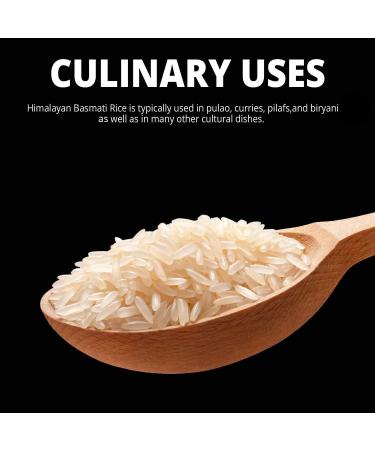 Himalayan Chef Basmati Rice - 10 lbs | Extra Long Grain, Fluffy & Aromatic - Buy Online on GoSupps.com