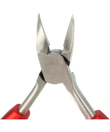 FYOBOT Double Spring Soft Rubber Handle Fingernail&Toenail Cuticle Nipper Trimming Cutter Scissor Plier Nail Clipper Cutter - Buy Online on GoSupps.com