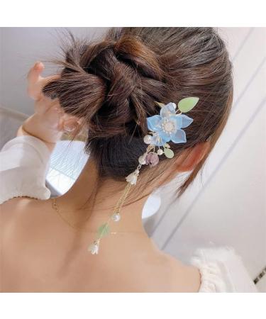 claw clips hair claw shark clip Flower Tassel Grab Clip Girly Accessories Hairpin Antique Hairpin Alloy Large Shark Clip Hair Accessories Headdress 06 (Color : 4) - Buy Online on GoSupps.com
