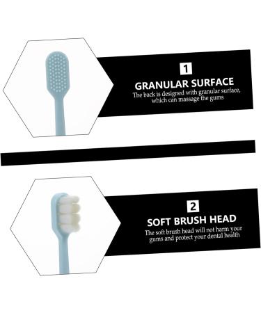 Mobestech Soft Travel Toothbrushes for Children - 4 Piece Natural Oral Care Set - Buy Online on GoSupps.com