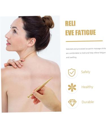 Buy Gleavi 3-Piece Muscle Pull Stick Set - Metal Acupressure Bar & Massage Roller for Pain Relief - Yellow Body Massage Tool - International Shipping Available - Buy Online on GoSupps.com