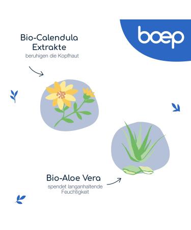 boep Kids Shampoo | Mild 2-in-1 Shampoo & Shower Gel | Certified Natural Cosmetics for Children (150ml) - Buy Online on GoSupps.com