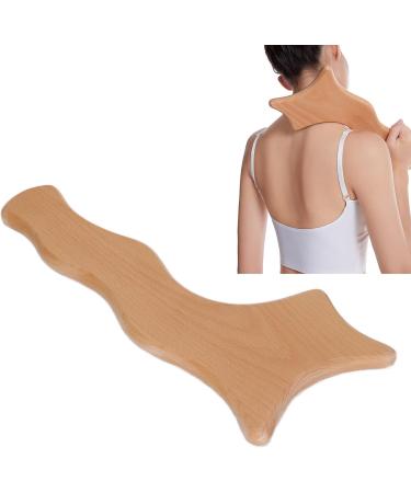 Verdant Touch Wooden Gua Sha Board | 100% Natural Beauty Tool for Lymphatic Cleansing & Cellulite Massage - Buy Online on GoSupps.com