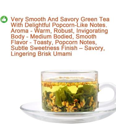 Premium Brown Rice Green Tea Genmaicha China Organic Kirara rice tea Malva Verticillata leaf health skin care Flower Tea 120g/6oz - Buy Online on GoSupps.com