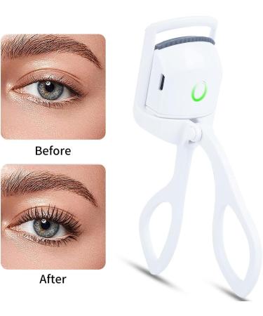 Heated Eyelash Curler - Handheld Rechargeable Electric Curler with 2 Heating Modes for Long-Lasting Natural Curls (Pink) - Shop Internationally - Buy Online on GoSupps.com