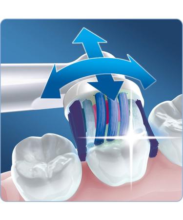 Oral B Genuine Braun 3D White Electric Toothbrush Replacement Heads - 4 Count (Pack of 1) - Buy Online on GoSupps.com