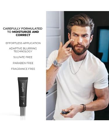 Apricus Skincare Tinted Moisturizer for Men - Anti Aging, Anti-Redness, Dark Spot Concealer | Matte Acne Face Moisturizer 0.67 Oz (Light) - Buy Online on GoSupps.com