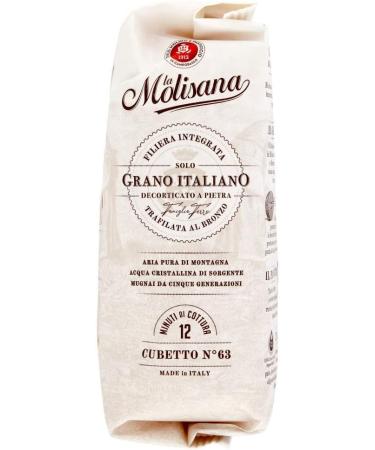  Italian Gourmet E.R. La Molisana Cubetto N. 63 Pasta Lenta Lavorazione Durum Wheat Semolina Pasta 500 g + Pulp Italian Gourmet Pulp 400 g - Buy Online on GoSupps.com