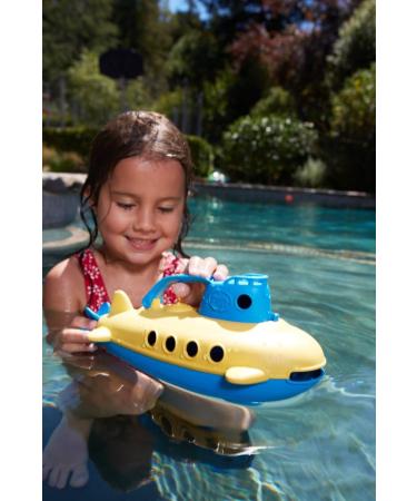 Buy Green Toys Submarine Bath Toy - Eco-Friendly Play Boat for Kids 6 Months+ | Sustainable Yellow & Blue - Buy Online on GoSupps.com