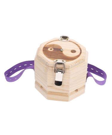 Ohphcall 1 piece of cardboard Moxibusion-Box holder for moxibusion sticks mugwort Moxibusion massage device MUGWART MOXIBUSTIONBOX made of wood Moxa moor burner wooden iron sheets tools