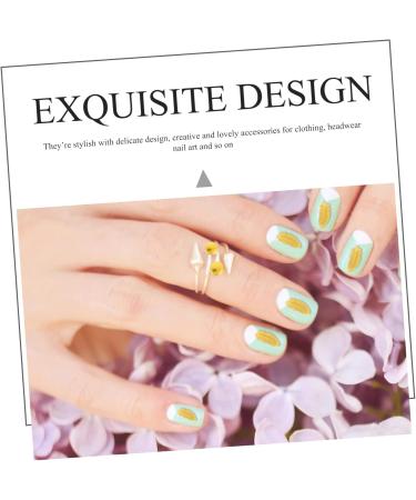 POPETPOP Nail Decals 10 Boxes Metal Nail Decoration 3D Stickers DIY Nail Charms Nail Art Rhinestones Nail Art Charms Glitter Stickers Nail Rhinestones Nail Art Gems Crafts Unique Pp - Buy Online on GoSupps.com