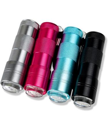 Mini LED UV Nail Dryer - Fast Drying Gel Polish Curing Lamp | 12 LED Flashlight | Quick Dry Nail Art Tool - Blue - Buy Online on GoSupps.com