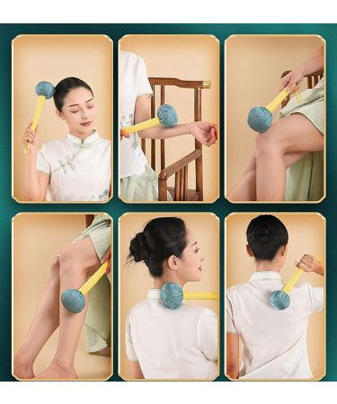 Manual Wormwood Massage Hammer for Full Body Relief | Acupuncture Knocking Tool for Back Neck & Legs | Reduce Tiredness & Pain - Buy Online on GoSupps.com