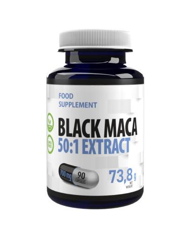 Hepatica Black Maca Hepatica 35 000 mg | 50:1 Extract (700 mg) | 90 Vegan Softgels | High Energy Endurance and Performance