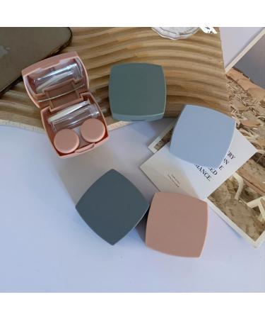 4 Pack Portable Contact Lens Cases - Travel Eye Contacts Kit with Tweezers & Solution Bottle - Assorted Colors for Daily Use - Buy Online on GoSupps.com