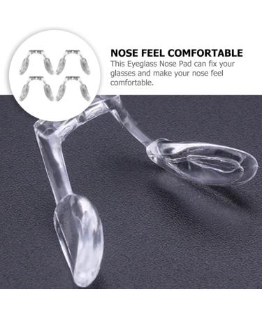 Fomiyes U-Shaped Glass Holder Pads - Anti-Slip Nose Pads for Full Frame Glasses & Sunglasses - Durable Accessories (2.5x2.1cm) - Buy Online on GoSupps.com