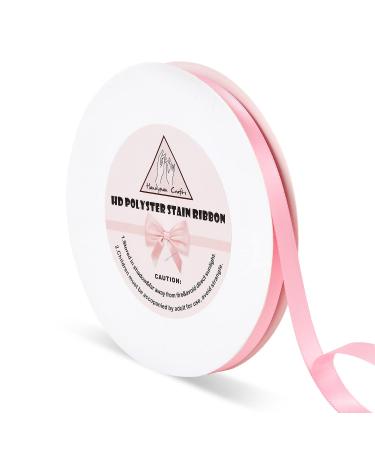 Handyman Crafts 3/8 Pink Double Faced Satin Ribbons 50 Yards HD Polyester Stain Ribbon for Wedding Gift Wrapping  Florist Flowers Arts and Crafts Balloons Holidays Christmas Birthdays Bow Making rose pink 3/8inch 50yard... - Buy Online on GoSupps.com