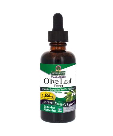 Nature's Answer Oleopein Olive Leaf, Promotes Overall Good Health and Well Being* Alcohol-Free, Gluten-Free & Kosher 2oz Natural Flavor 2 Fl Oz (Pack of 1)
