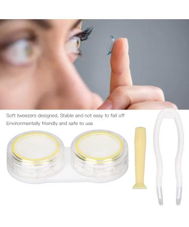 Portable Contact Lens Box - Travel-Friendly Storage Case with Tweezer & Pencil Tool for Safe Lens Protection - Buy Online on GoSupps.com