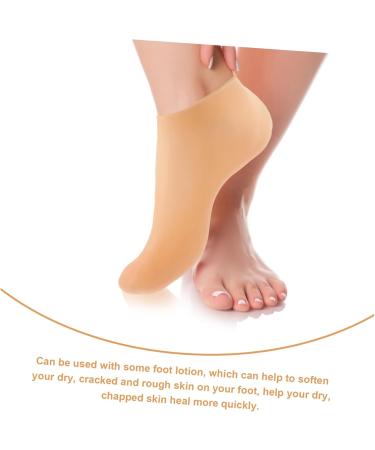 FOMIYES 2 Pairs Exfoliating Moisturizing Socks Feet Care Socks Moisturizing Foot Moisture Socks for Foot Overnight Lotion Socks Hydrating Socks Miss Moisturize High Heels Sebs - Buy Online on GoSupps.com