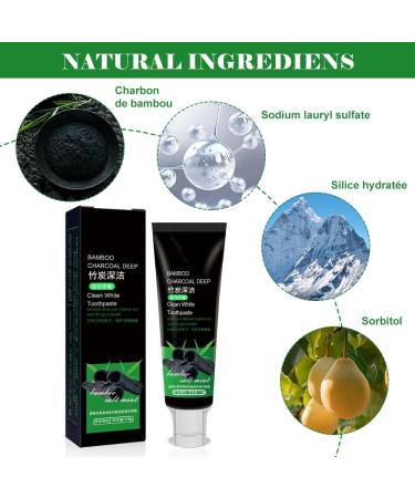 Fengyang Bamboo Charcoal Deep Toothpaste | Activated Carbon Toothpaste for Whiter Teeth & Deep Cleaning - Buy Online on GoSupps.com