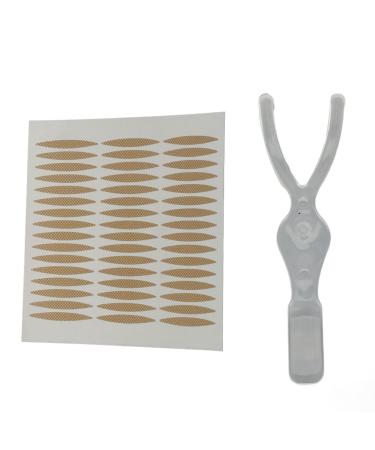Yctze Breathable Non-Irritating Double Eyelid Tape 72 Pairs Eyelid Stickers for Eye Lifting Ideal Makeup Tool & Accessory (1302 skin color model)