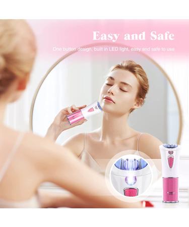 Facial Hair Removal Epilator for Women with LED Light - Smooth Glide - Buy Online on GoSupps.com