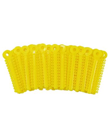 Orthodontic Ligature Ties Dental O-Ring Elastics 2080pcs (Yellow + Kelly Green) - Buy Online on GoSupps.com