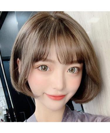 BGHJUE Short Curly Wig for Women - Fashion Bobo Headgear Natural Look for Round Faces - Buy Online on GoSupps.com