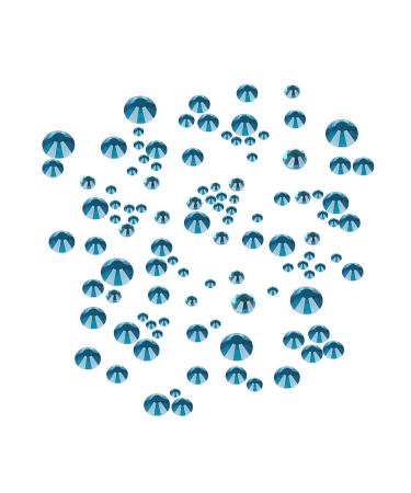 AD Beads 4500pc Hotfix Rhinestones Set with Tools - Blue Zircon Crystal Gems for DIY Crafts, Nail Art, Face, Clothes, Shoes - Buy Online on GoSupps.com