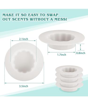 Reusable Silicone Wax Melt Warm Liner - Leak Protection for Electric Wax Warmers & Candle Warmers (4 Pack) - Buy Online on GoSupps.com