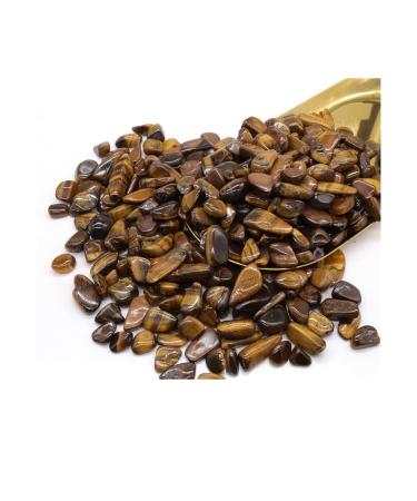 Natural Crystals and Stones Gravel Specimen Bulk Colorful Agates for Aquarium Home Decoration DIY (Color : Tiger Eye Size : 50g) 50g Tiger Eye