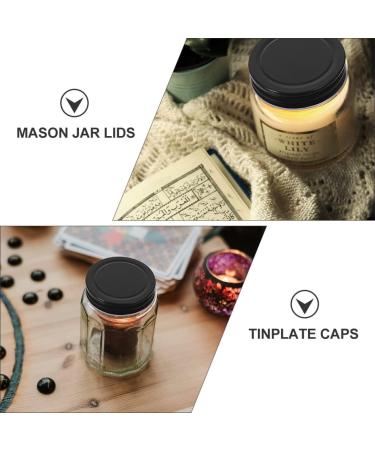 16pcs Mason Jar Lids Wide Mouth Canning Lid Cup Covers for Drinks Cup Lids Canning Jar Lids Lid for Mason Jars Bulk Jars Sealing Caps for Bottles Glass Jar Tinplate Solid - Buy Online on GoSupps.com