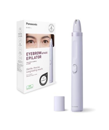 Panasonic ES-EF10-V503 Epilateur Sourcils et Poils du Visage pour Femmes pilateur Sourcils Lumi re LED Design Stylo Compact Piles AA Lilas pilateur pour le visage