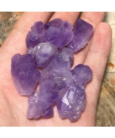 Natural Stone Amethyst Crystal Cluster Quartz Flower Raw Purple Gems Minerals Specimen Home Decoration NaturalReiki Decoration Full of Texture 100g