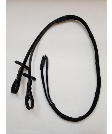 Nilo Hanna COB Bridle - High-Quality Black Rhinestone Horse Bridle with Reins | Durable 1 Piece for Thoroughbreds - Buy Online on GoSupps.com