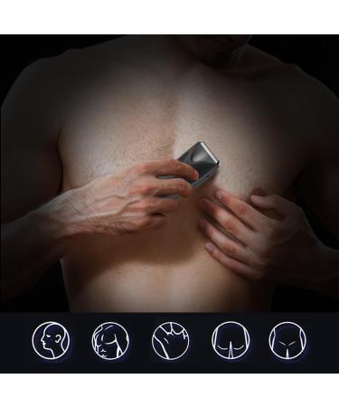 Premium Waterproof Hair & Body Trimmer for Men | Electric Groomer with Replaceable Ceramic Blades & Charging Dock - International Shipping - Buy Online on GoSupps.com