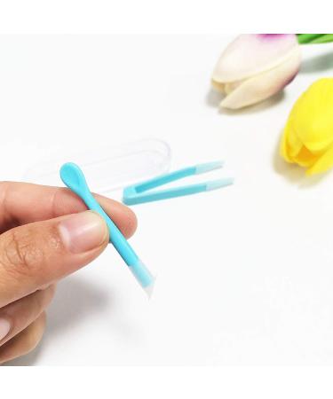 Blue Contact Lens Applicator & Remover Tool - Soft Tip Tweezer for Easy Insertion and Removal | Contact Lens Care Essentials - Buy Online on GoSupps.com
