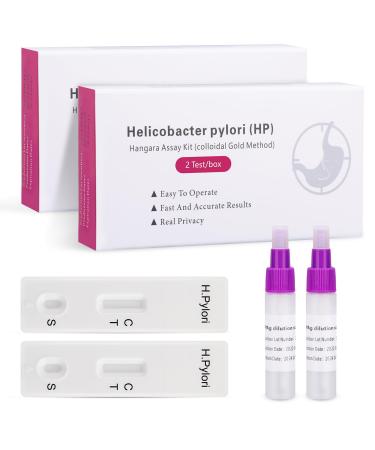 2 Test H. Pylori Stool self-Test kit Results Available in 10-15 Minutes.Highly Accurate Results