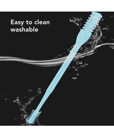 Buachois Nose Hair Knife Double Sided 360 Degree Rotating Nose Hair Cleaner Facial Hair Remover Portable Nose Hair Trimmer for Men and Women - Buy Online on GoSupps.com