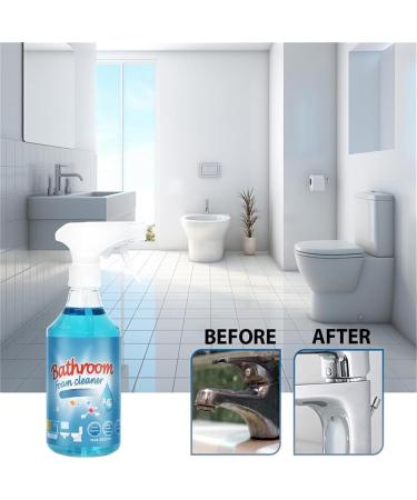 Bolac Bathroom Cleaner Bolac Bathroom Foam Cleaner Multi Function Rinse Free Cleaning Spray for Urinals Sinks Floors Glass Mirrors Bathtubs (1pcs) - Buy Online on GoSupps.com