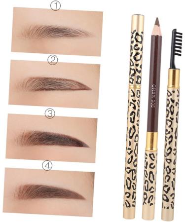 BIUDECO 2pcs Makeup Eyebrow Pencils Long Lasting Eyebrow Pencils Double Head Eyebrow Pencil Eyebrow Pencil Brush 1 count (Pack of 1) Brown - Buy Online on GoSupps.com