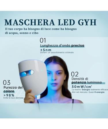 GYH Led Face Light Therapy Mask Red Light Therapy Lamp LED Face Mask Professional Blue Infrared Light Therapy Wireless&Comfortable Anti Aging & Anti Wrinkle Cloud-S (RB-001) 1000 mAh Cloud-S RB-001 - Buy Online on GoSupps.com