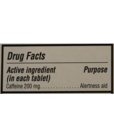 Equate Stay Awake Alertness Aid - Maximum Strength Caffeine 200 Mg 80 Tablets - Boost Energy & Focus International Shipping Available - Buy Online on GoSupps.com